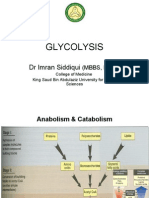 Glycolysis: DR Imran Siddiqui