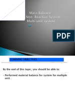 Chaper 4 Non-Reactive Multi Units Process