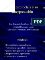 Espirometría y Su Interpretación Con Practica