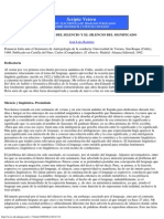 RAMÍREZ, J. (1992 El Significado Del Silencio y El Silencio Del Significado)