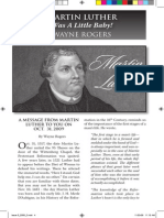 2009 Issue 5 - Martin Luther Was A Little Baby - Counsel of Chalcedon