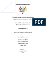 25 Control de Proceso de DIFESUR S.R.L.