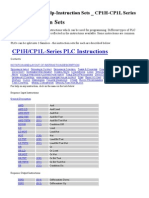 CX Programer-Help-Instruction Sets - CP1H-CP1L Series