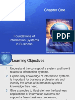 Chapter One: Foundations of Information Systems in Business