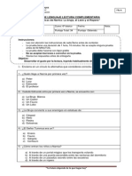 Evaluación Lectura Complementarios Las Crónicas de Narnia - 6º - Giannina Cavagnola - Fila A