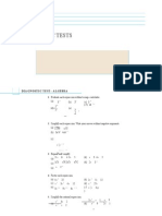 Calculus Diagnostic Test