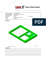 Setup Sheet Report: Generic Mill