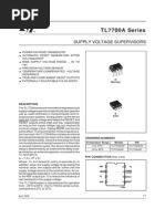 TL7700A Series: Supply Voltage Supervisors