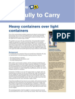 Heavy Containers Over Light Containers