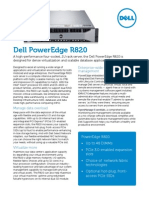 Dell PowerEdge R820 Spec Sheet