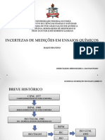 Incertezas de Medições em Ensaios Fisico-Quimicos