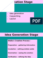 Idea Generation Copywriting Layout