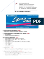 Manual de Curso Opus 2014