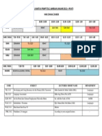 Jadual Waktu 6 Pismp Tesl 2