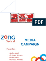 Zong Media Campaign Design