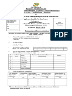 Home Science Application 2014-15