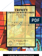 Trinity United Church of Christ Bulletin Nov 18 2007