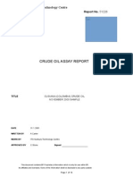 Crude Oil Assay Report: Sunbury Technology Centre