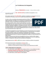 Evaluar Problemas de Garganta Atencion de Los Ninos de 2 Meses A 5 Anos de Edad