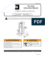 BVA J Series Manual Toe Jack