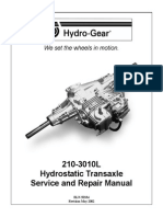 210-3010L Hydrostatic Transaxle Service and Repair Manual: We Set The Wheels in Motion