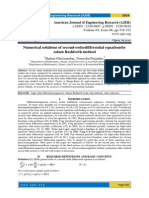 Numerical Solutions of Second-Orderdifferential Equationsby Adam Bashforth Method