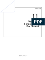 Variational Formulation of Bar Element: Introduction To FEM