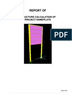 Laporan Perhitungan Papan Nama Proyek PDF