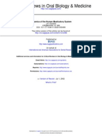 Dynamics of The Human Masticatory System. Review