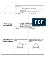 The Distributive Property: Skill Steps/Examples