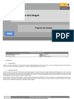 Mi Mundo en Otra Lengua. Plan de Estudios.