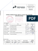 PHEONWJ-M-SPE-0021 1 Piping Fabrication & Installation