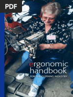 Handbook of Ergonomic For The Clothing Industry