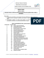 Aw - Edital 13-2014 Cursistas - Resultado