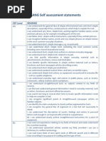 Dialang Self Assessment Statements FV