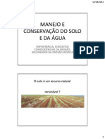 Importância, Conceitos Conseqüências Da Erosão, Mecanismo Da Erosão Hídrica