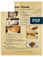 Chang Menu With Home Cooking