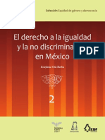 El Derecho A La Igualdad y A La No Discriminación