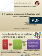 Capítulo 1 Evolución e Importancia de La Calidad Total