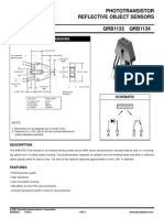 Phototransistor Reflective Object Sensors QRB1133 QRB1134: Package Dimensions