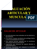 Evaluación Articular y Muscular