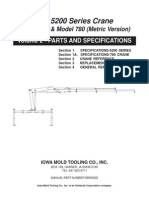 5200 Series Crane: Volume 2 - Parts and Specifications