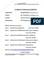 Microsoft Certified IT Professional (MCITP)