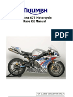 Triumph Daytona 675 Race Kit Manual