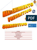 Mantenimiento Preventivo y Correctivo