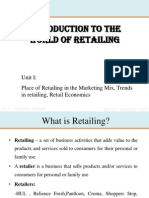 Economic Significance of Retailing in India