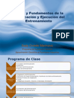 Bases y Fundamentos de La Planificación y Ejecución Del Entrenamiento PDF