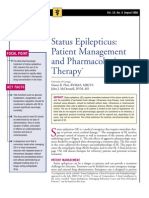 Status Epilepticus-Patient Management and Pharmocologic Theraphy