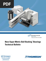 Thomson Super Metric Ball Bushing Bearings Specsheet