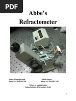 Abbe's Refractometer